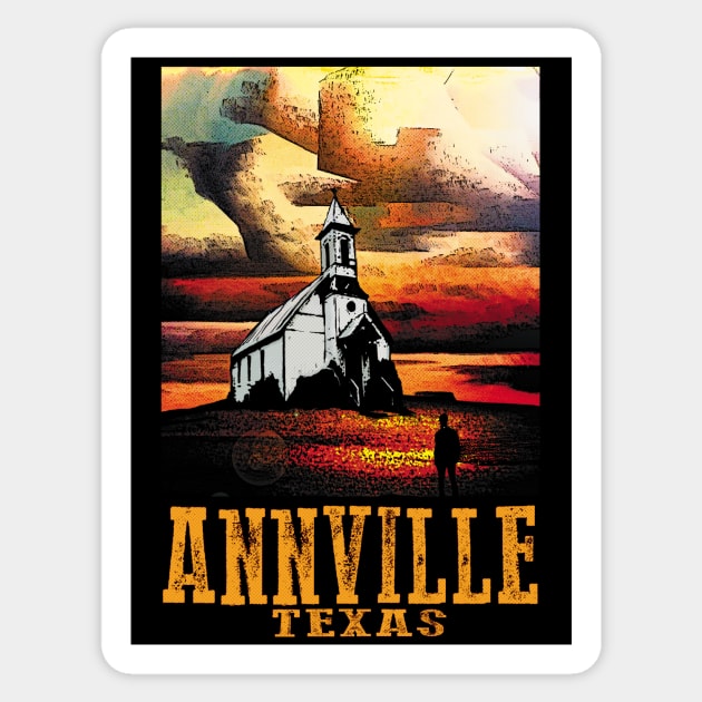 Visit Anneville, TX! Sticker by RocketPopInc